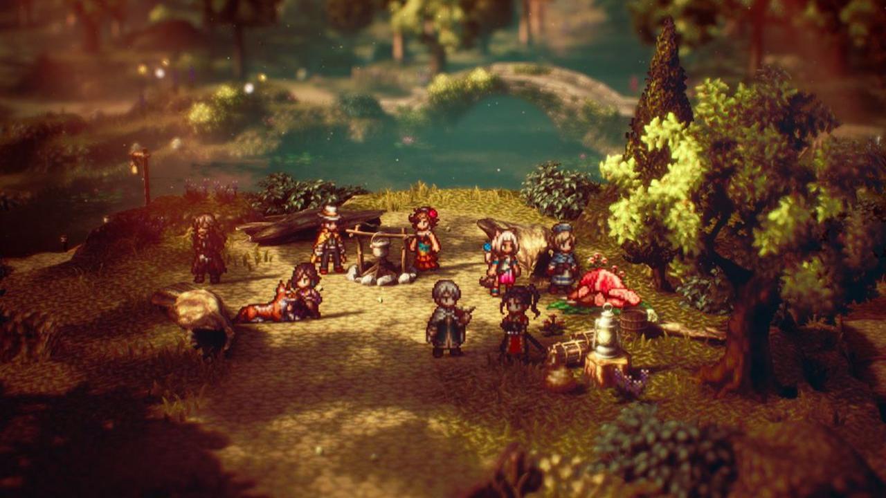 Эпичные сражения и грозные боссы в релизном трейлере Octopath Traveler 2