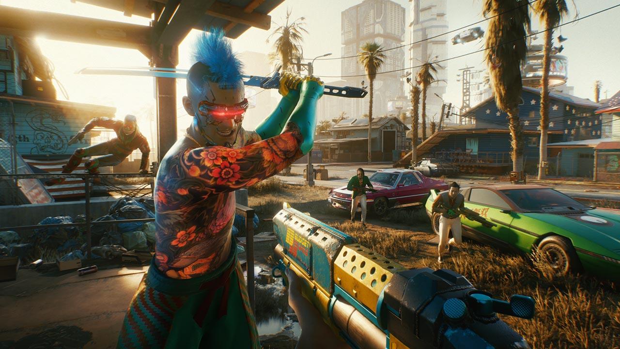 Гифка дня: неповторимая физика Cyberpunk 2077