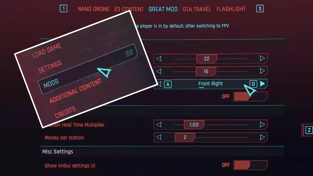 Мод Native Settings UI на Cyberpunk 2077 | VK Play