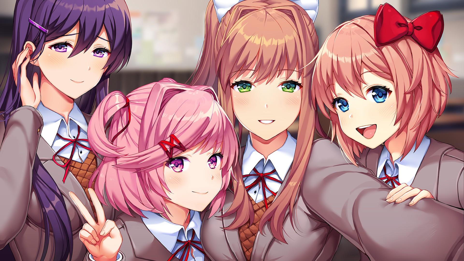 В EGS стартовала бесплатная раздача новеллы Doki Doki Literature Club Plus!