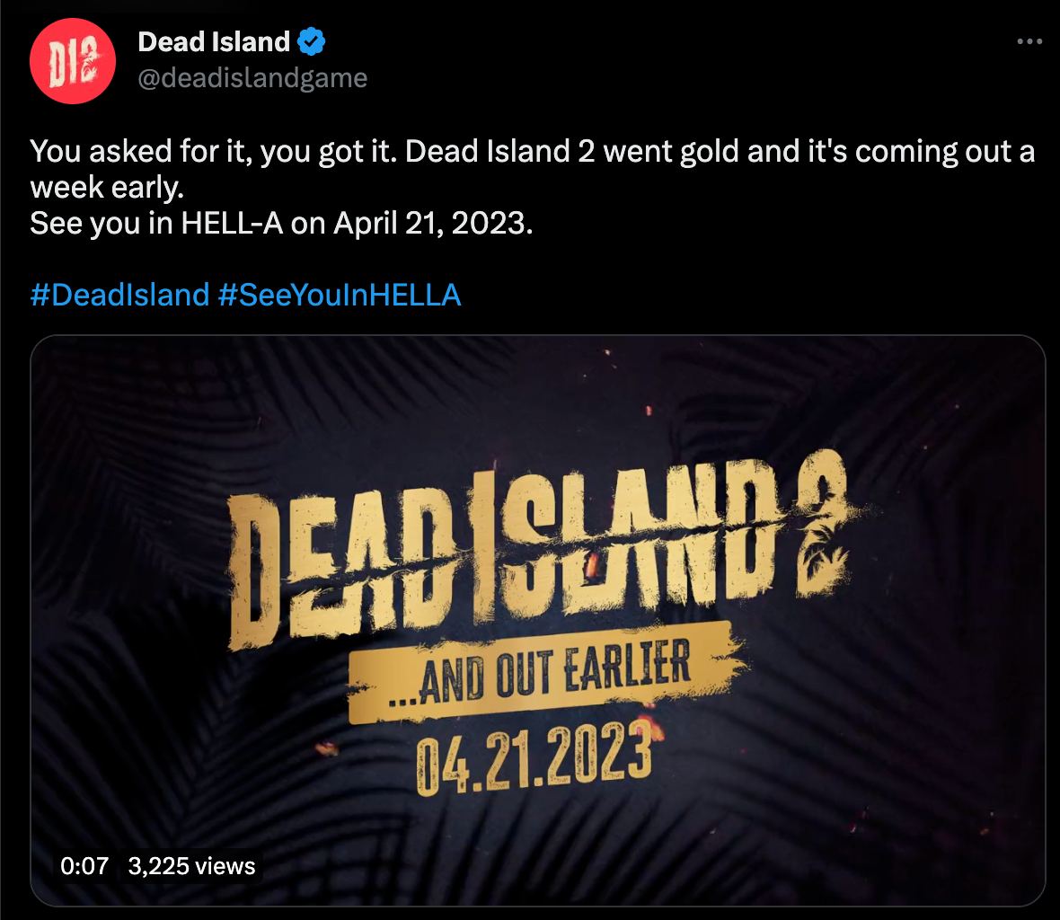 Dead Island 2 перенесли — игра выйдет на неделю раньше