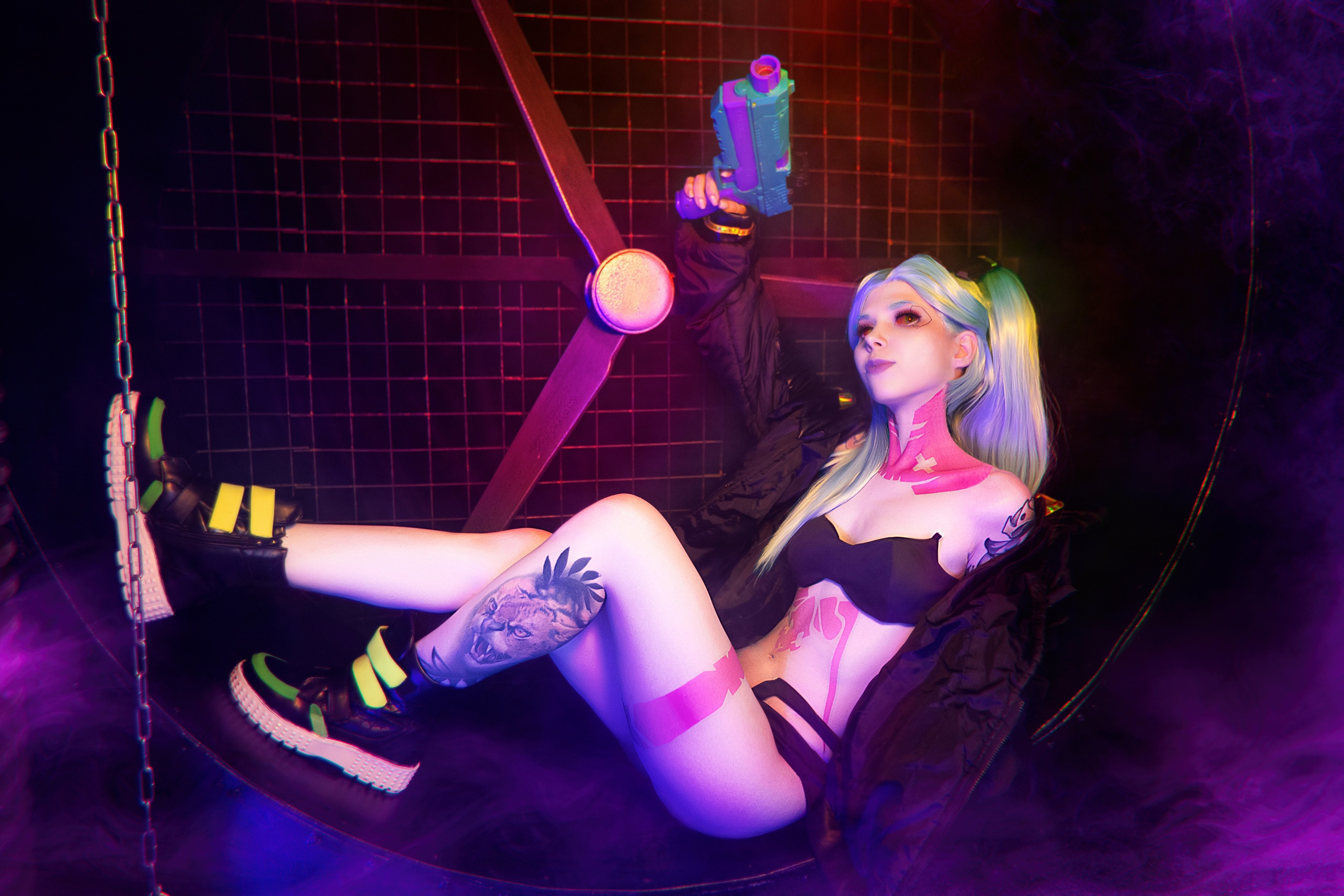 Cyberpunk cosplay girl фото 118