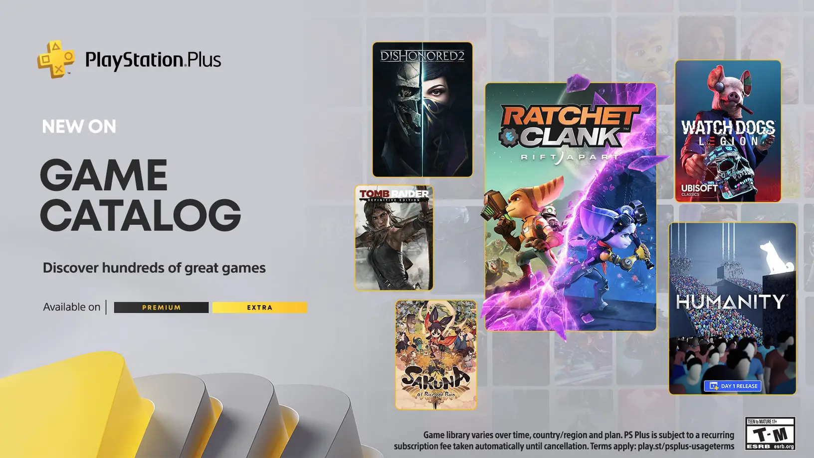 Dishonored 2 и Ratchet & Clank: Rift Apart войдут в каталог PlayStation Plus