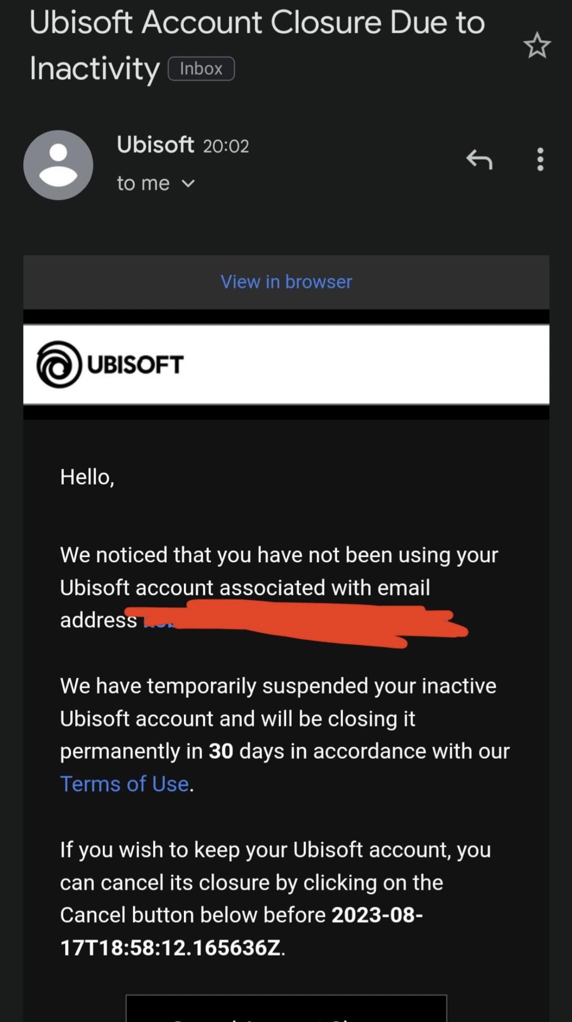 Ubisoft раскритиковали за удаление неактивных учетных записей с играми