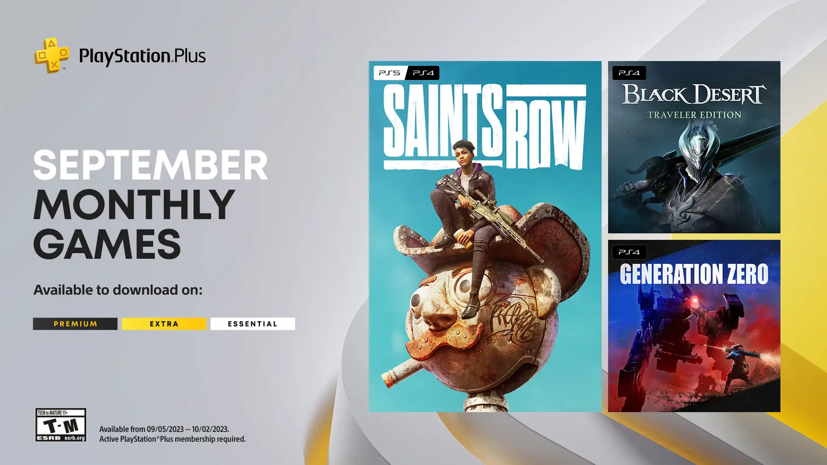 В сентябре подписчики PS Plus бесплатно получат Saints Row и еще две игры