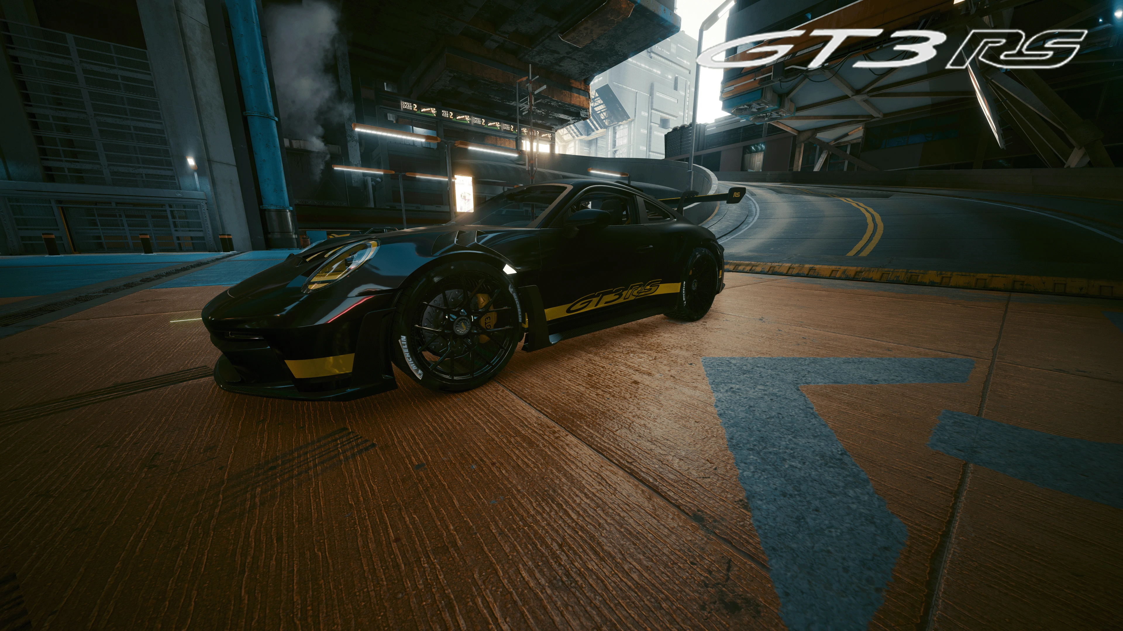 Мод автомобиль Porsche 911 GT3 RS для Cyberpunk 2077 | VK Play