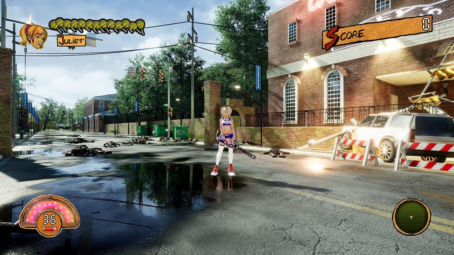 Милая резня бензопилой: скриншоты переиздания Lollipop Chainsaw