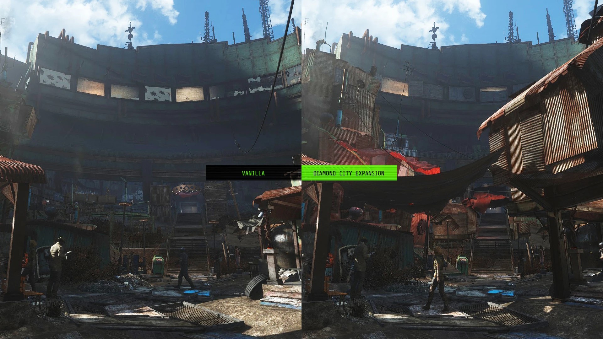 Мод Diamond City Expansion на Fallout 4 | VK Play