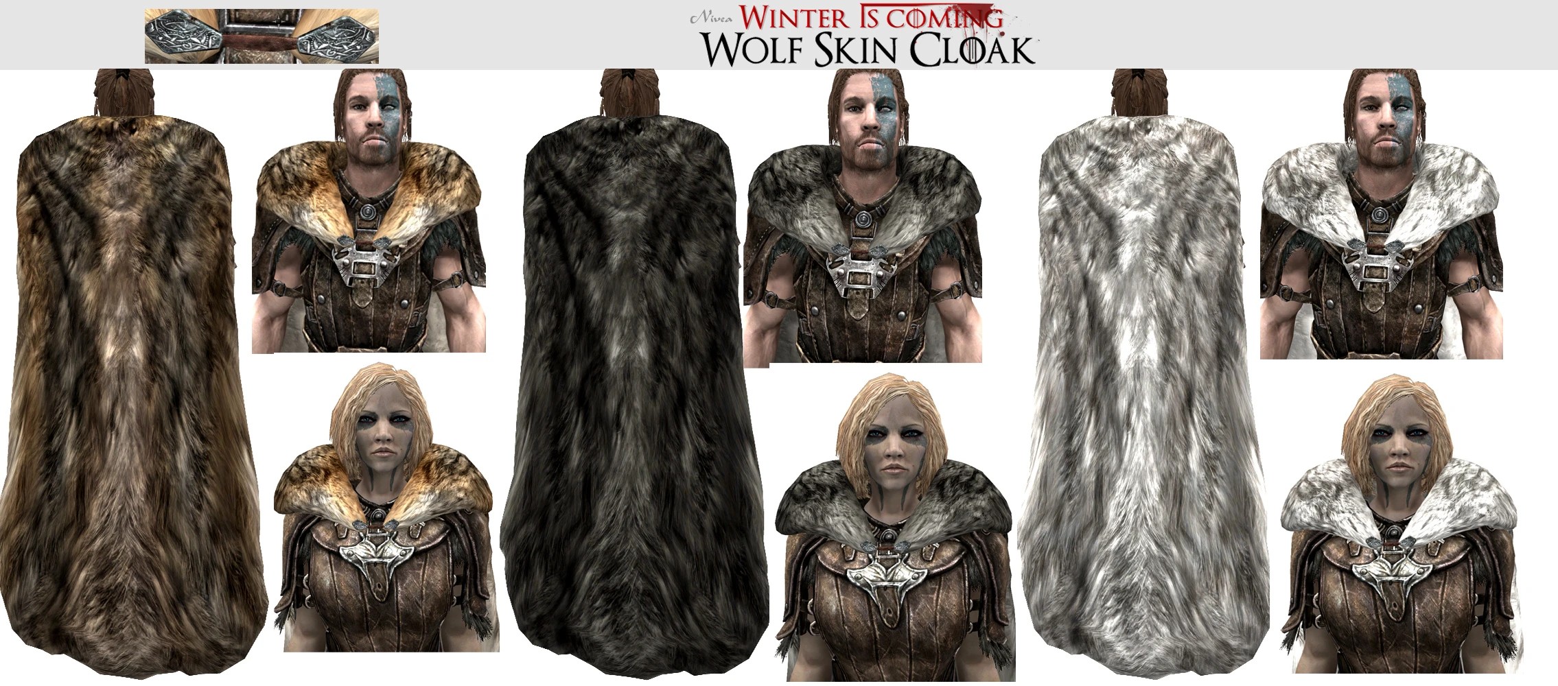 Мод Winter Is Coming SSE — Cloaks для The Elder Scrolls 5: Skyrim | VK Play