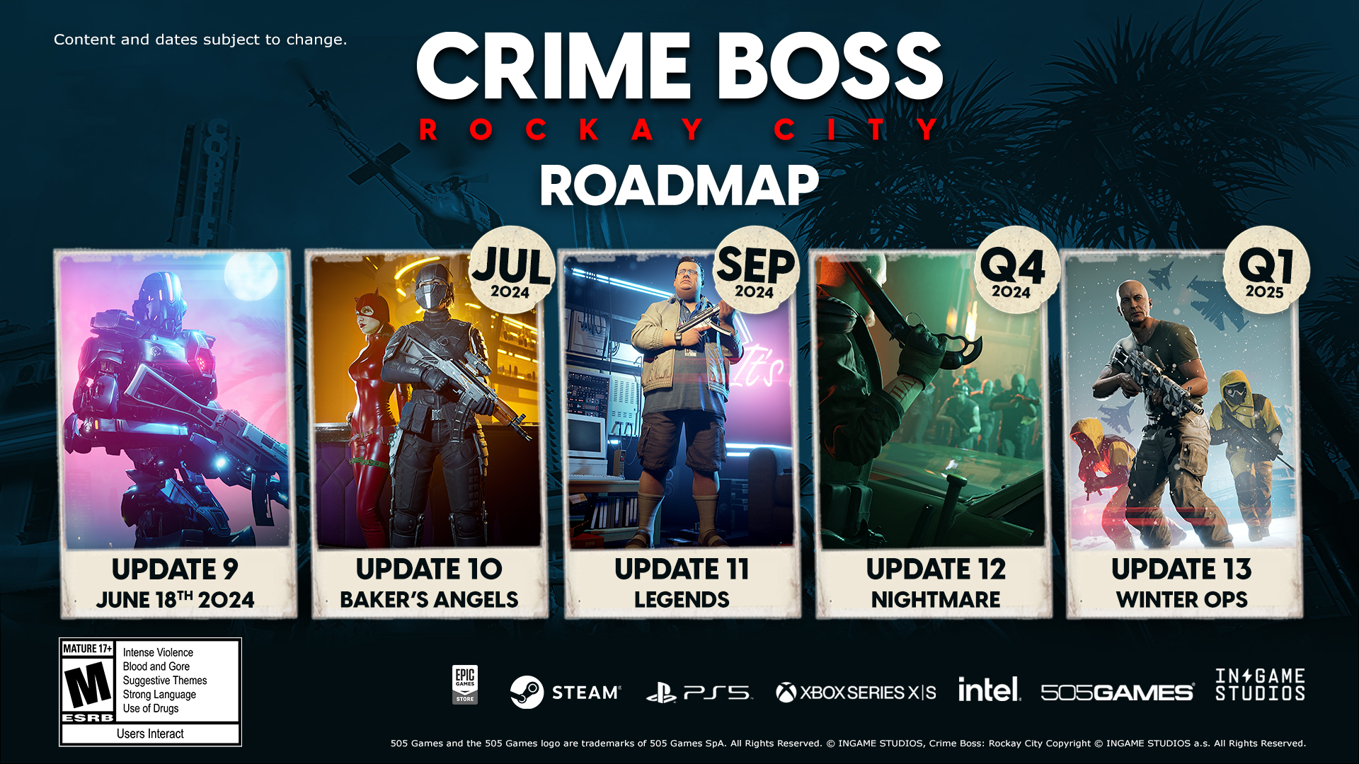 Всем дарят DLC: в Steam вышел экшен Crime Boss: Rockay City | VK Play