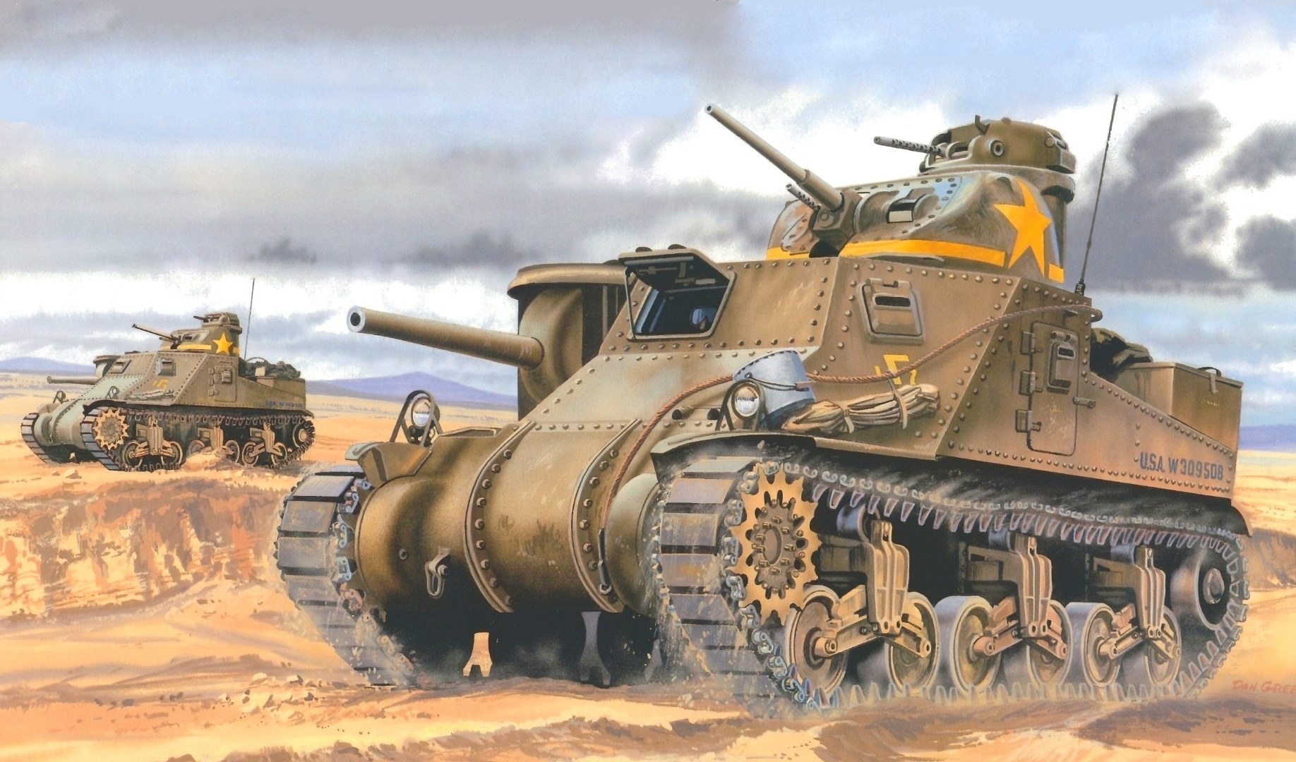 Американский танк M3 Lee