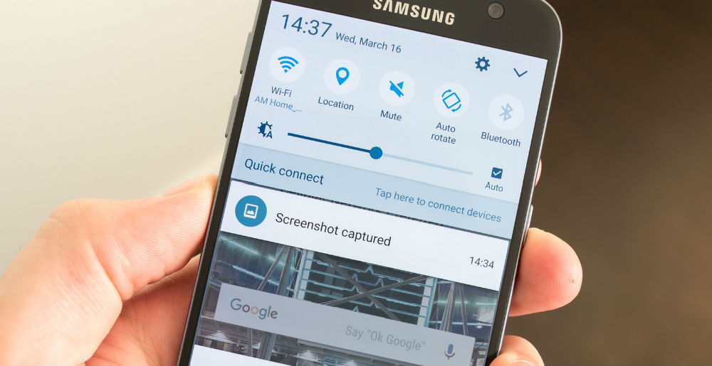 Как сделать скриншот на Samsung Galaxy S7 - gadgetshelp,com