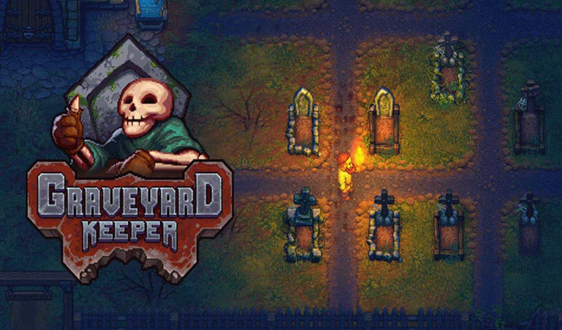 Graveyard Keeper: алхимия, рыбалка и написание книг | VK Play