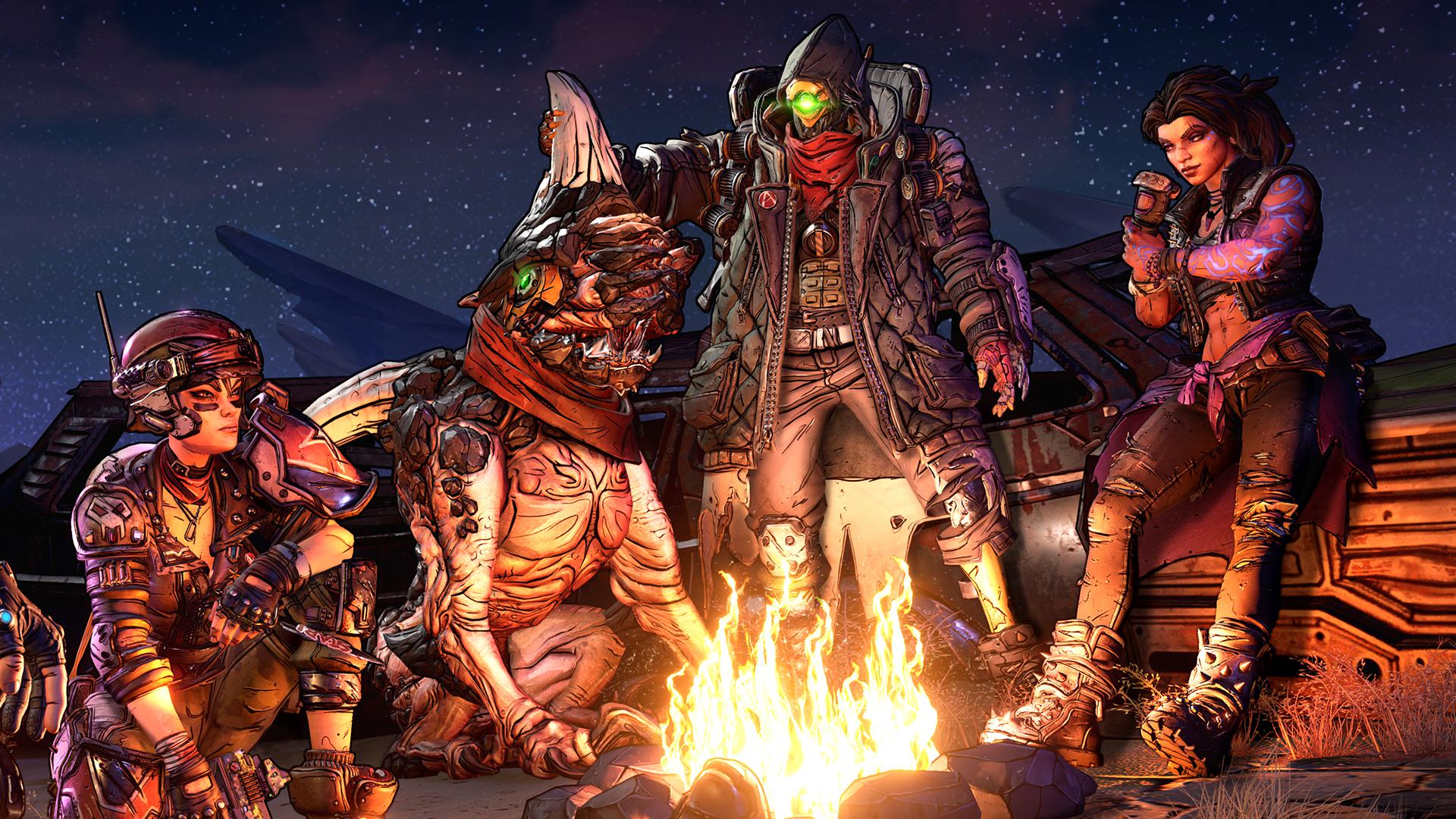 Borderlands 3 кроссплатформа. Бордерлендс 3. Borderlands 3 Vault Hunters. Бордерлендс 3 охотник арт. Borderlands 3 кадры.