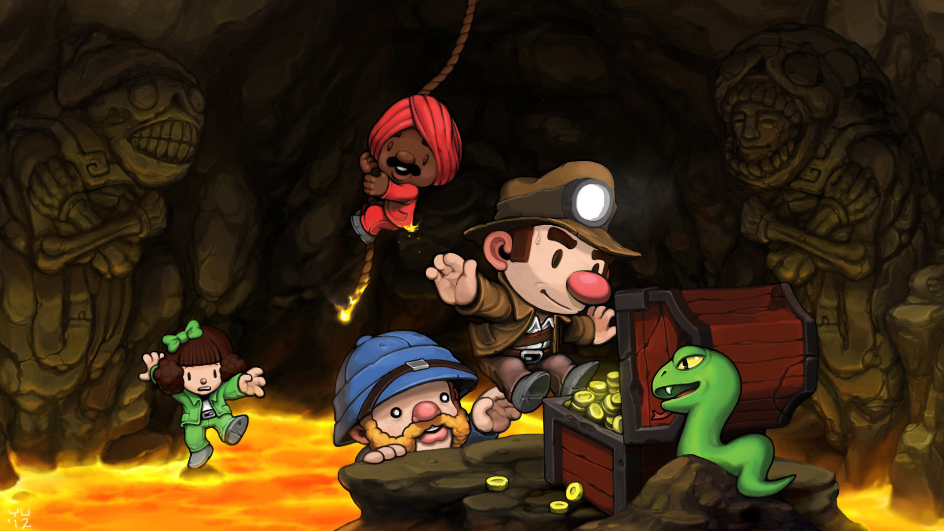 Spelunky 2 — как разблокировать всех персонажей | VK Play