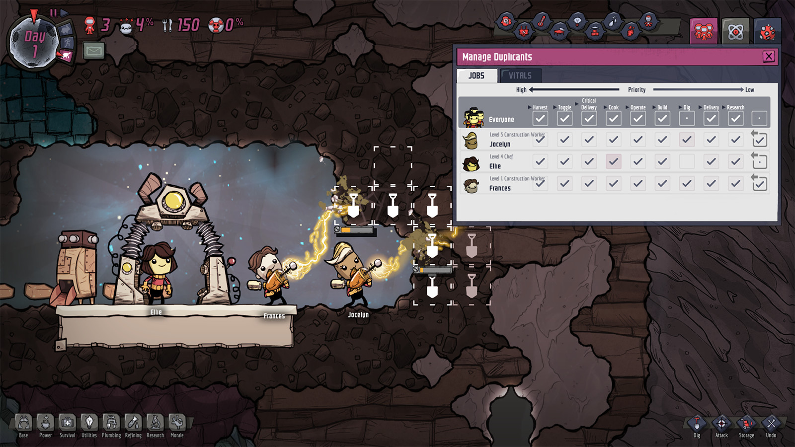 Oxygen not included режим