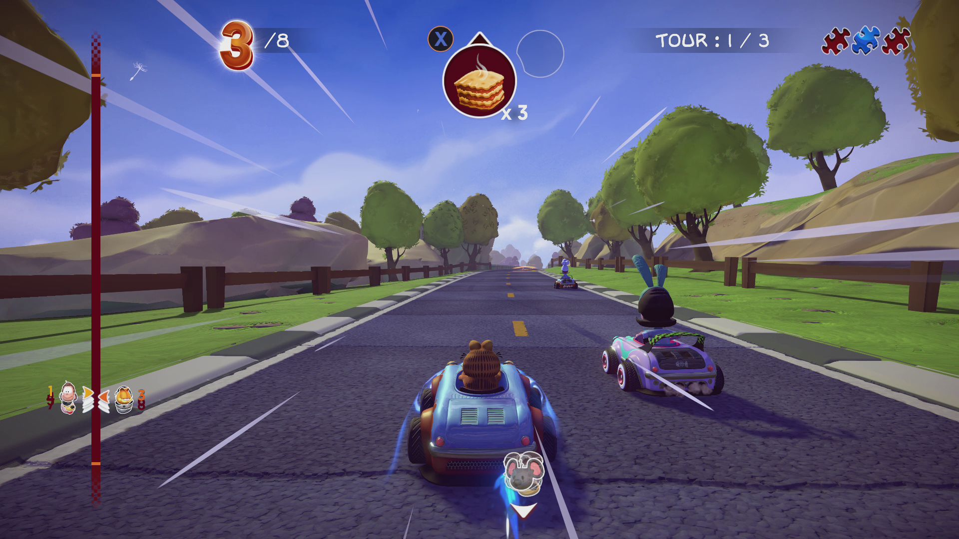 Garfield Kart: Furious Racing — гайды, новости, статьи, обзоры, трейлеры,  секреты Garfield Kart: Furious Racing | VK Play