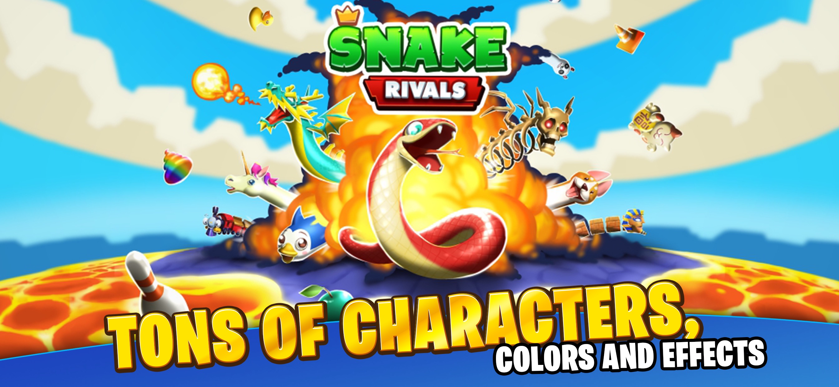 Snake Rivals — гайды, новости, статьи, обзоры, трейлеры, секреты Snake  Rivals | VK Play