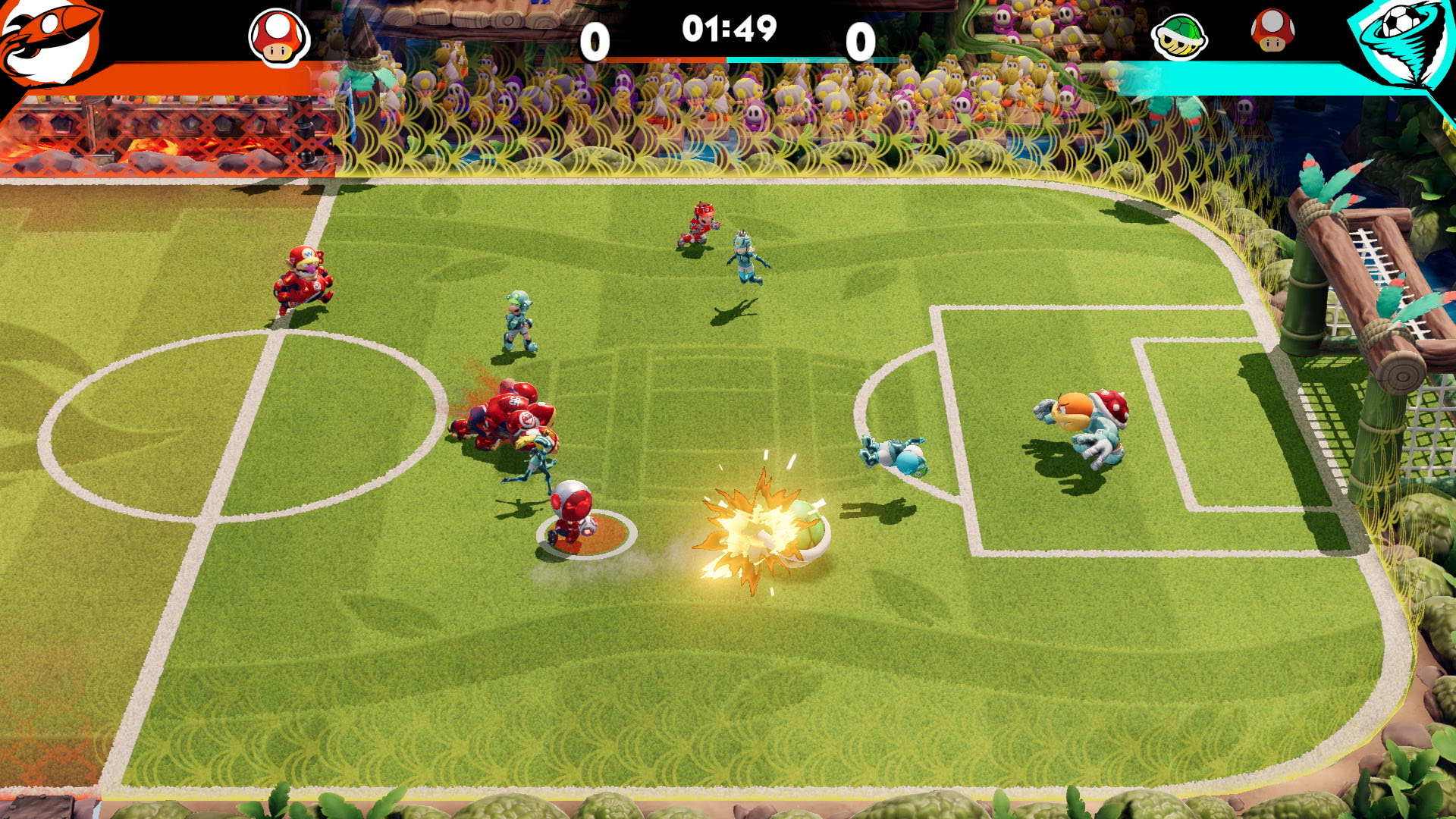 Mario Strikers: Battle League Football — гайды, новости, статьи, обзоры,  трейлеры, секреты Mario Strikers: Battle League Football | VK Play