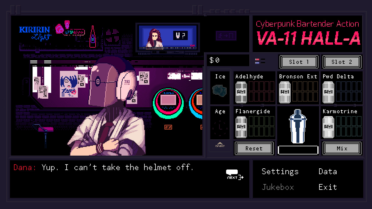 Скриншоты VA-11 Hall-A: Cyberpunk Bartender Action — картинки, арты, обои |  VK Play