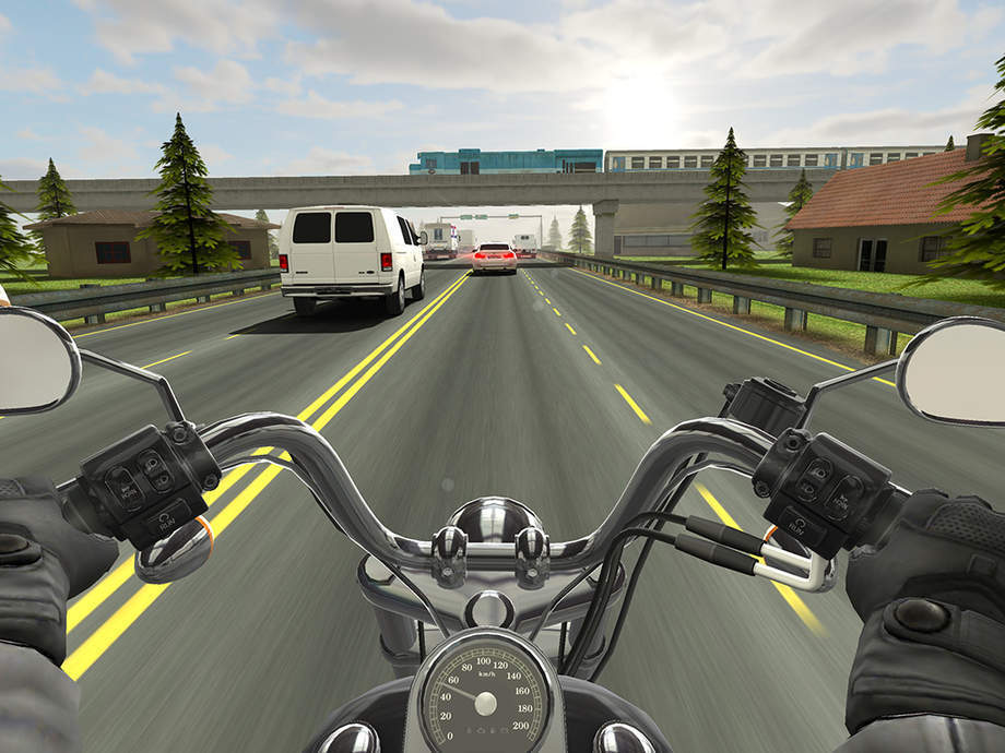 игра traffic racer moto