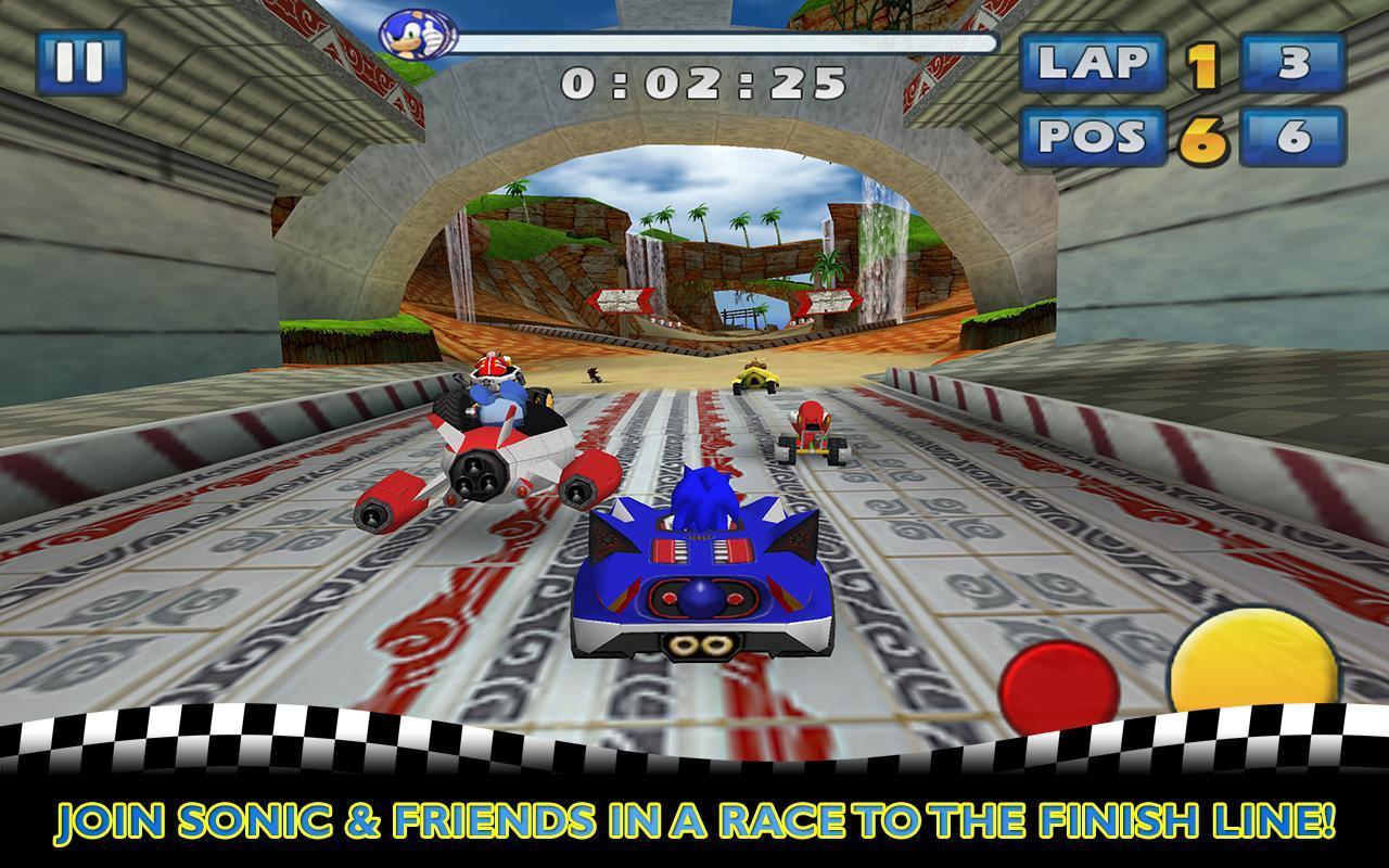 Гонка Sonic & Sega All Star Racing вышла на Android