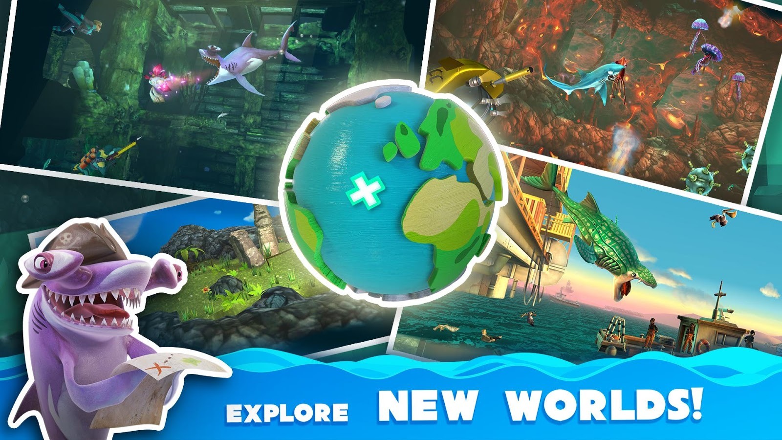 Hungry Shark World — гайды, новости, статьи, обзоры, трейлеры, секреты  Hungry Shark World | VK Play