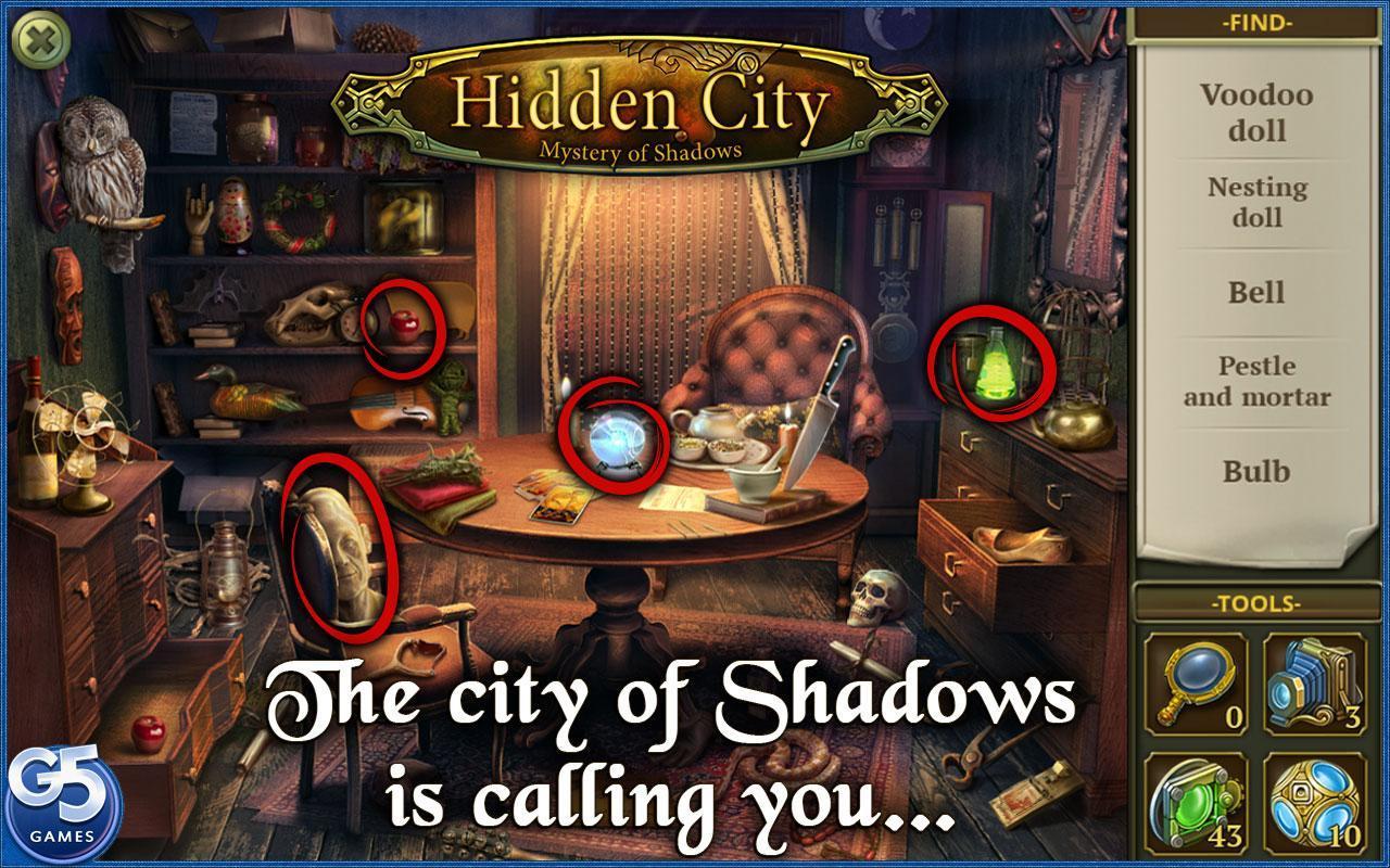 Скриншоты Hidden City: Mystery of Shadows — картинки, арты, обои | VK Play