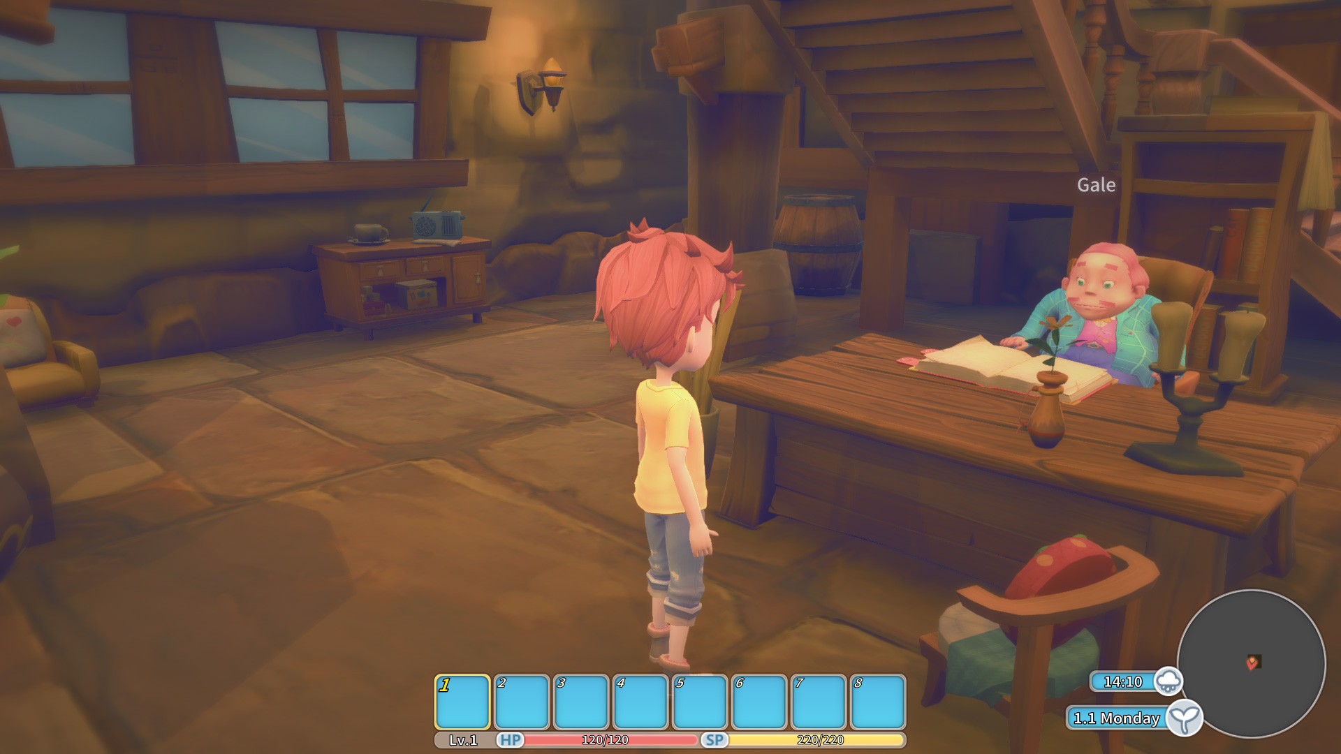 My time at portia темный кофейный столик