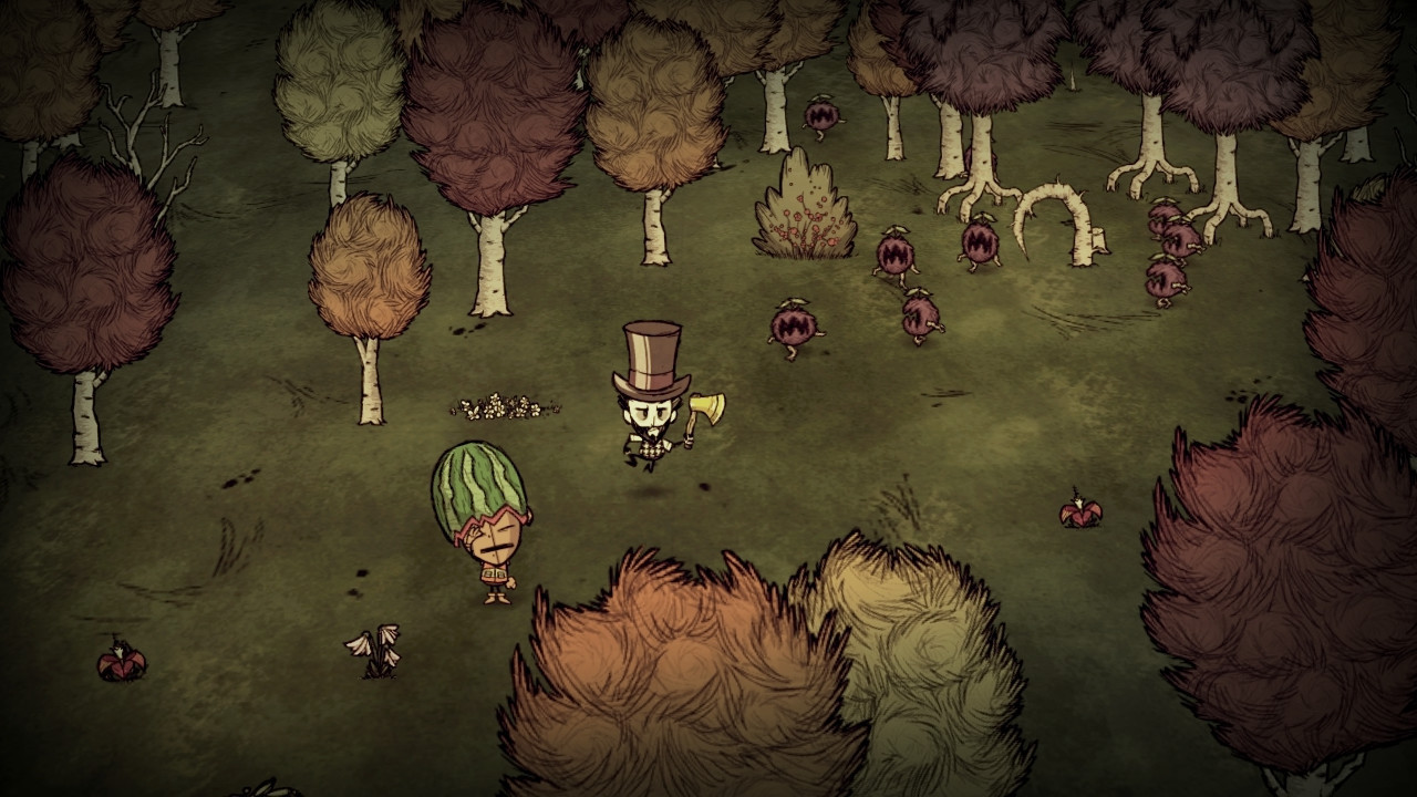 Донт куб. Don t Starve together. Don't Starve together игра. Don't Starve лес. Донт старв тугезер.