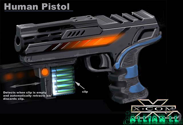 Once human pistol