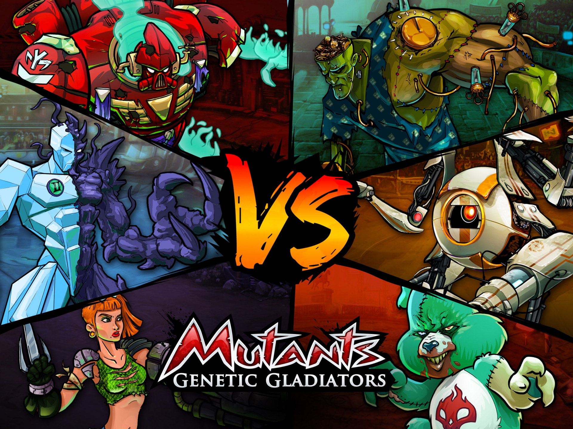 Mutants Genetic Gladiators — гайды, новости, статьи, обзоры, трейлеры,  секреты Mutants Genetic Gladiators | VK Play