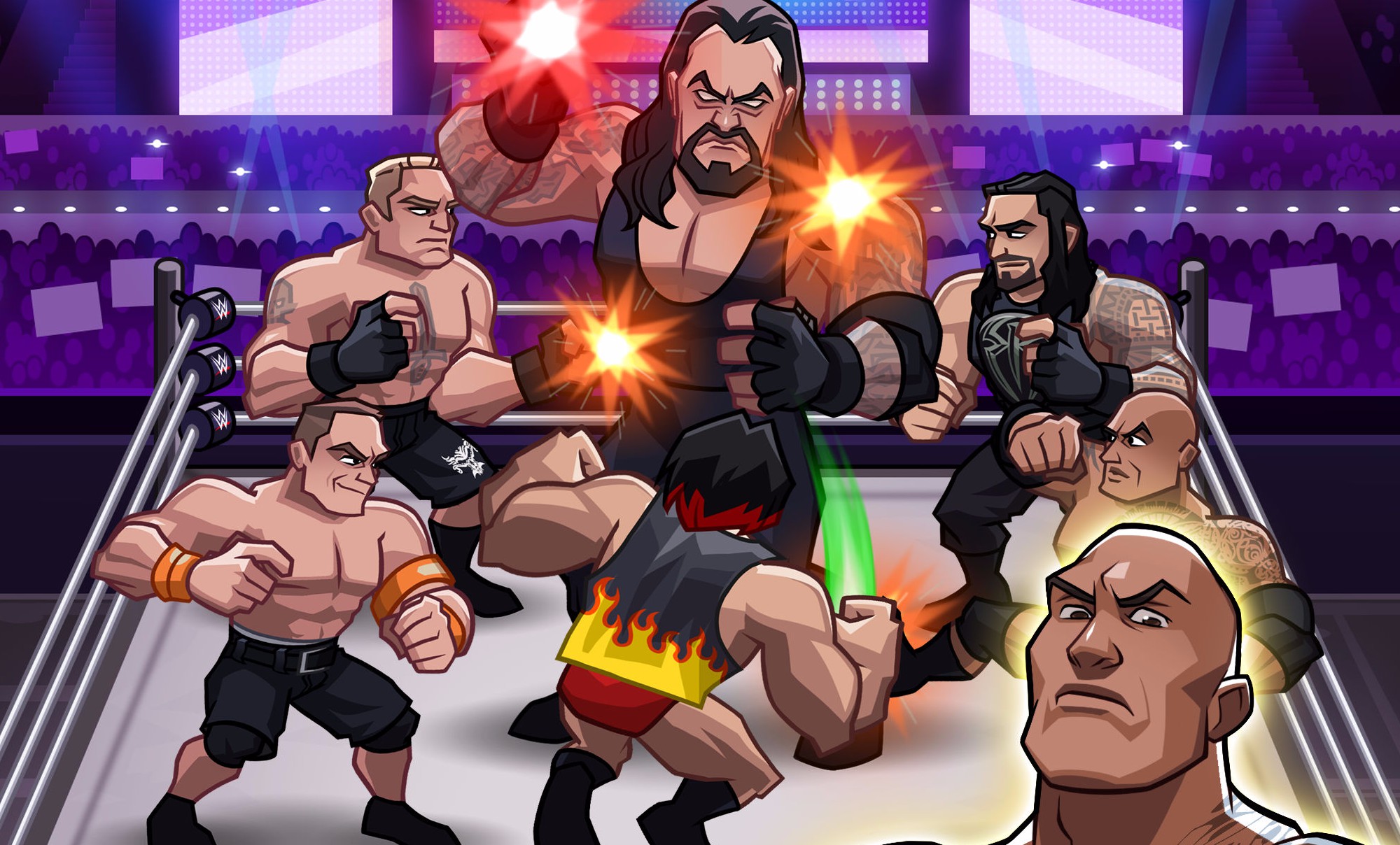 Скриншоты WWE Tap Mania — картинки, арты, обои | VK Play