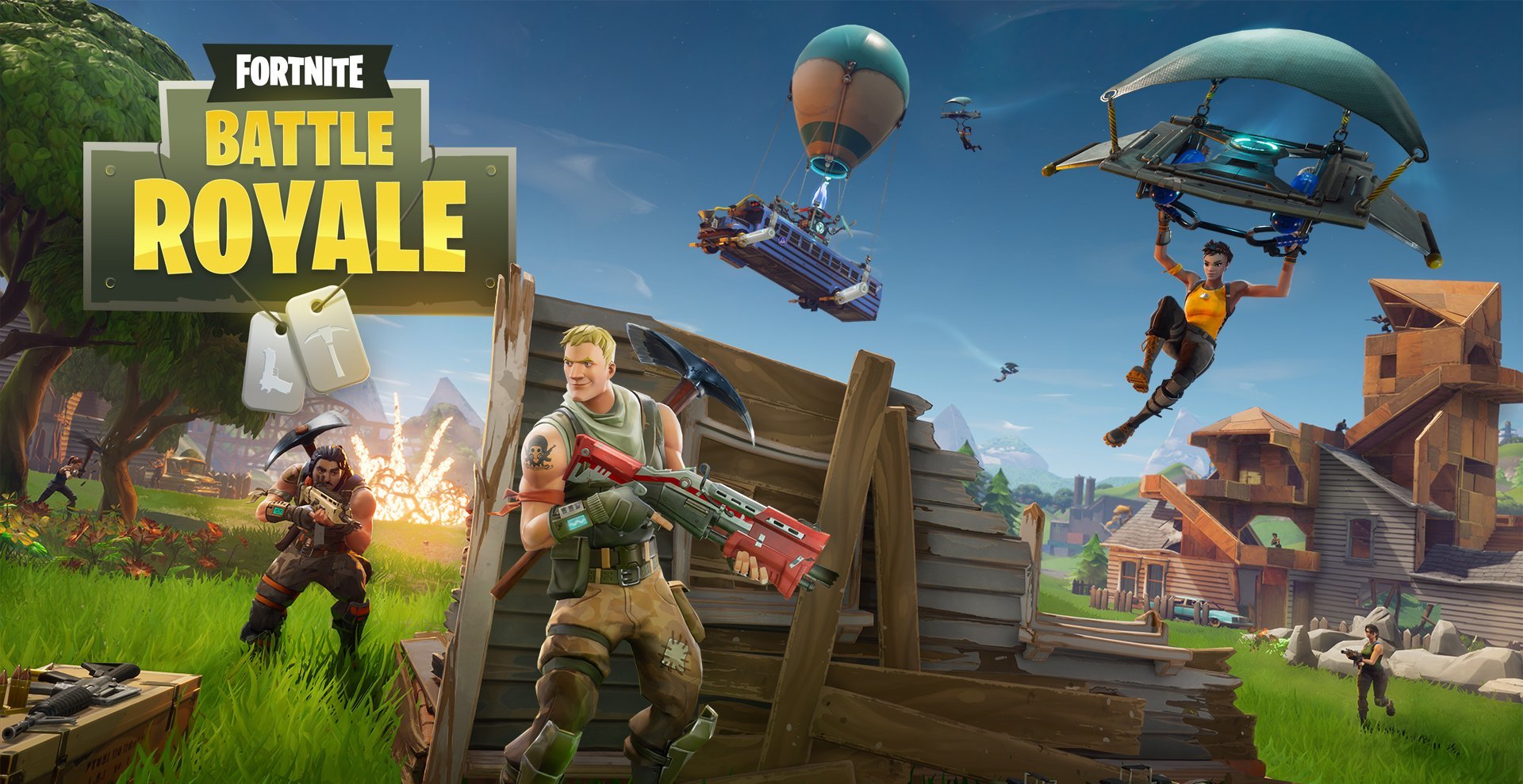 В Fortnite запустили режим «Королевская битва»