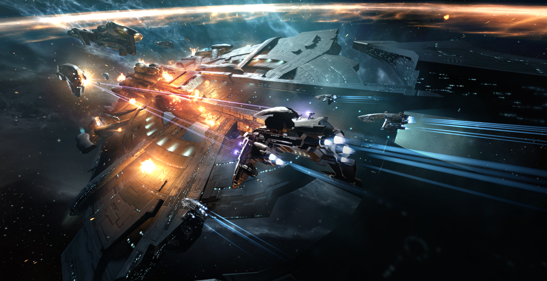 Космические бои в EVE Online утонут в хаосе — начался блэкаут