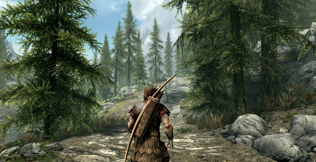 Игра с самым большим открытым миром. Skyrim on Android.