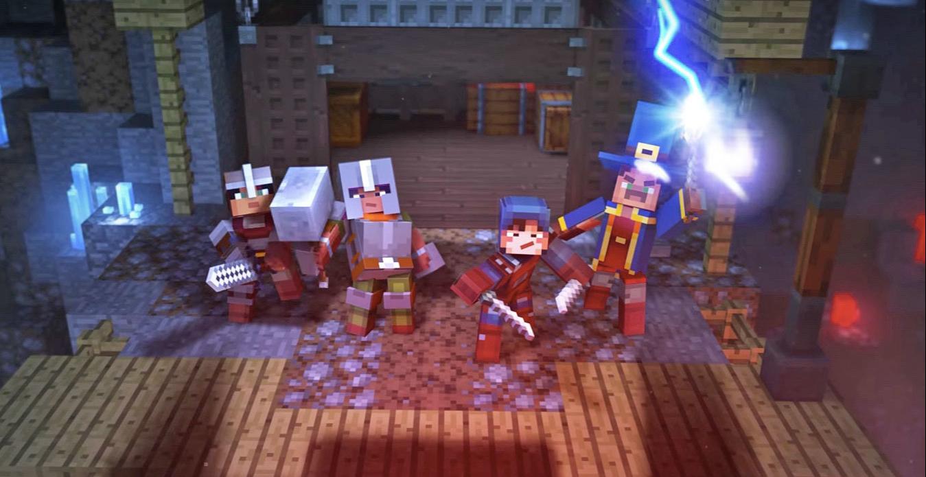 Появились 13 минут геймплея Minecraft: Dungeons