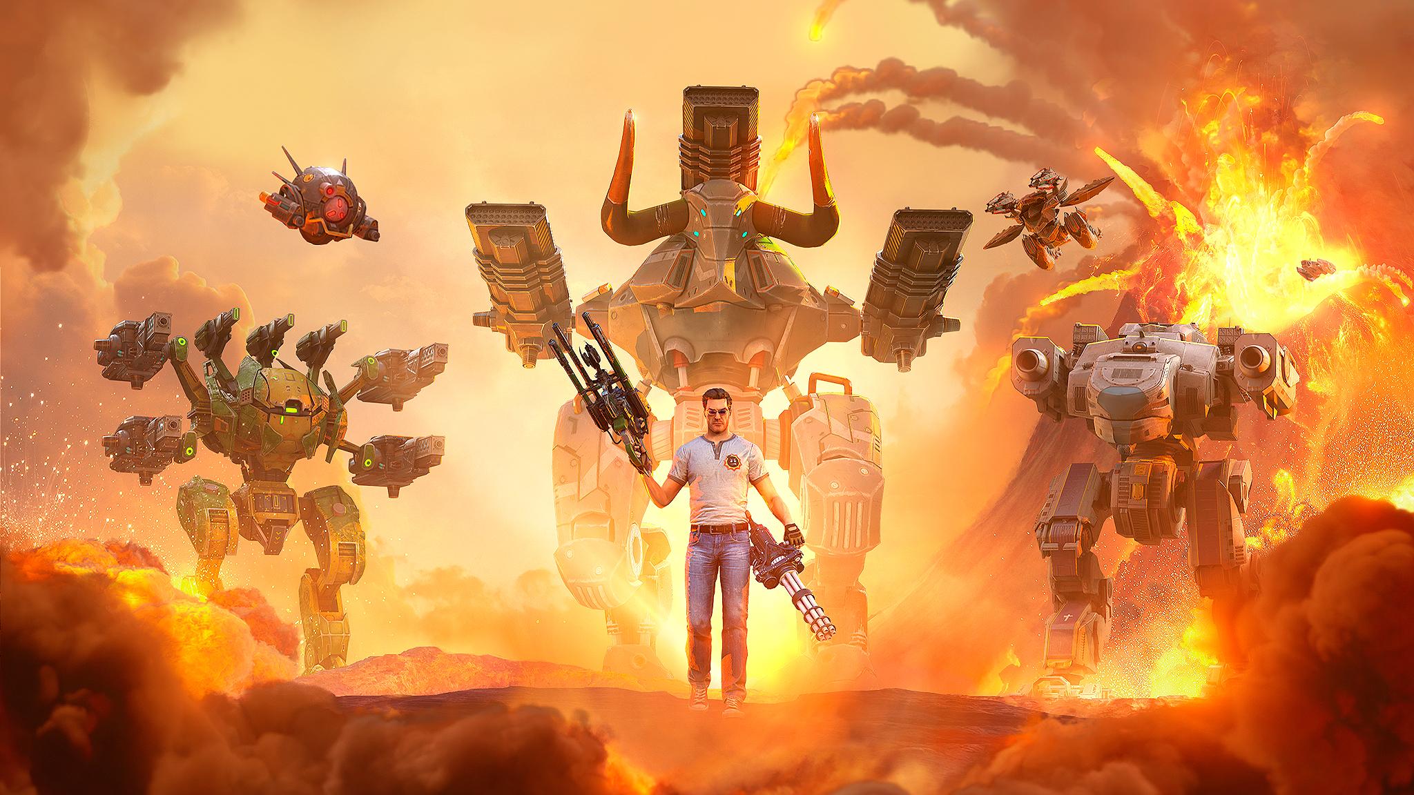 Монстры из Serious Sam 4 появятся в War Robots