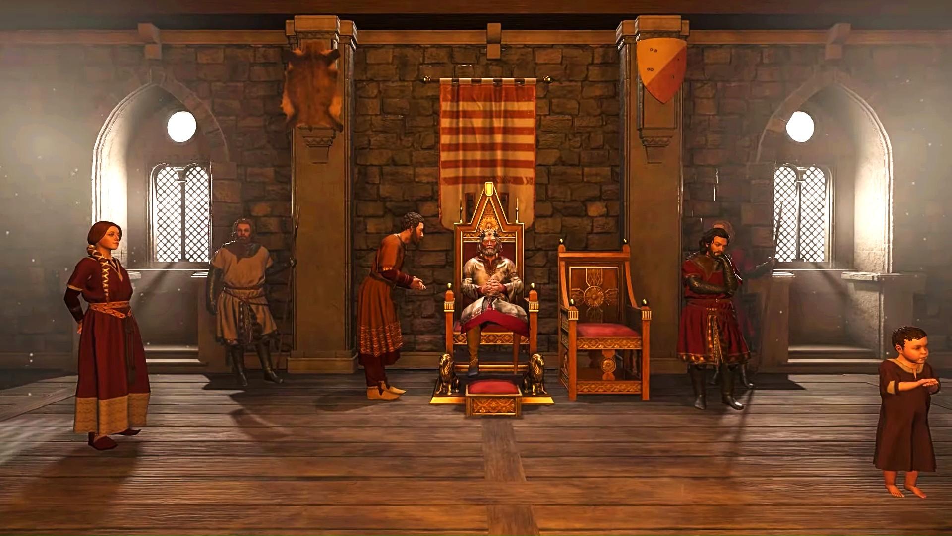 В Crusader Kings 3 вышел аддон Royal Court с тронным залом и сменой традиций