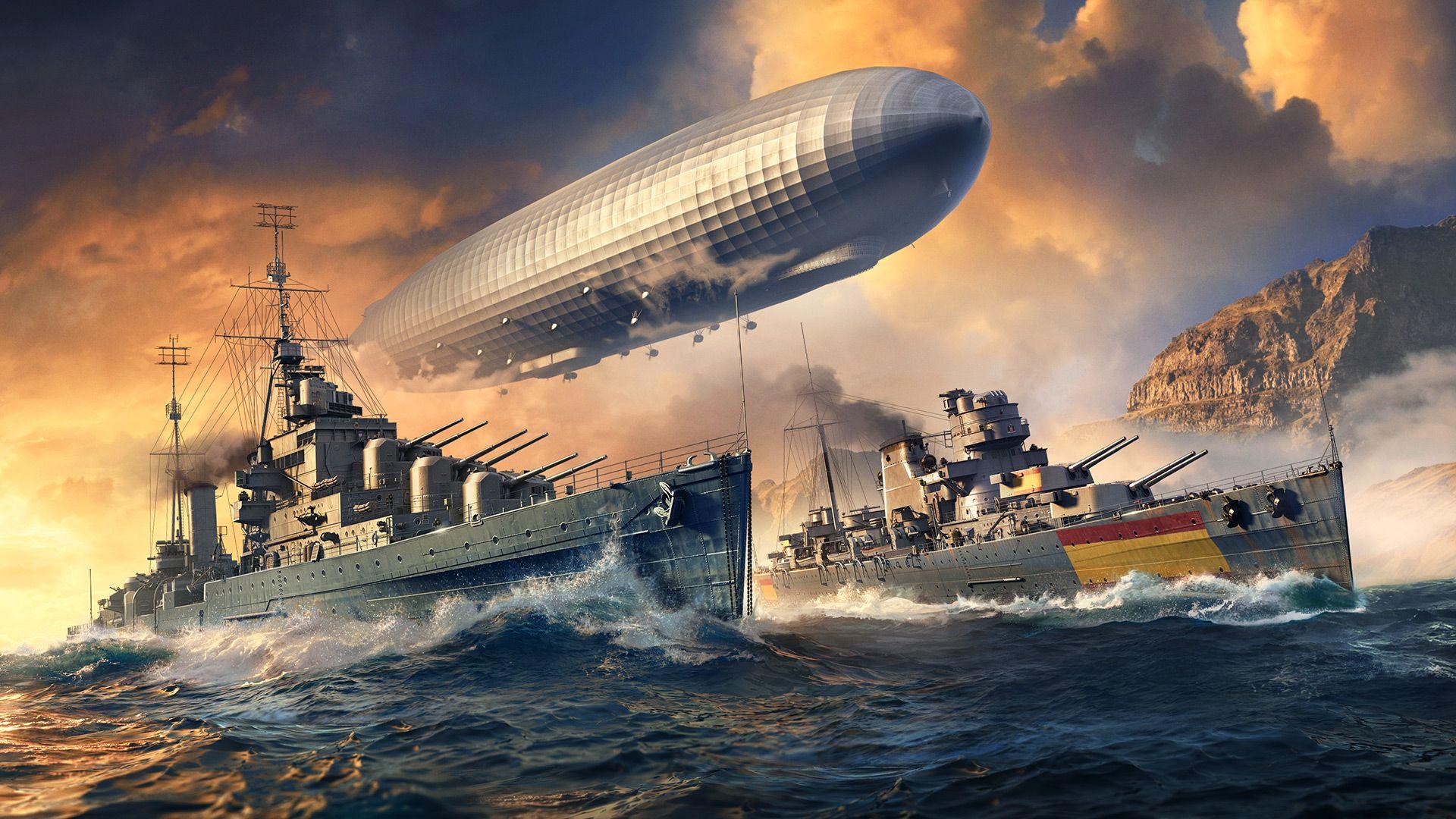 В World of Warships добавили дирижабли и крейсеры Пан-Азии