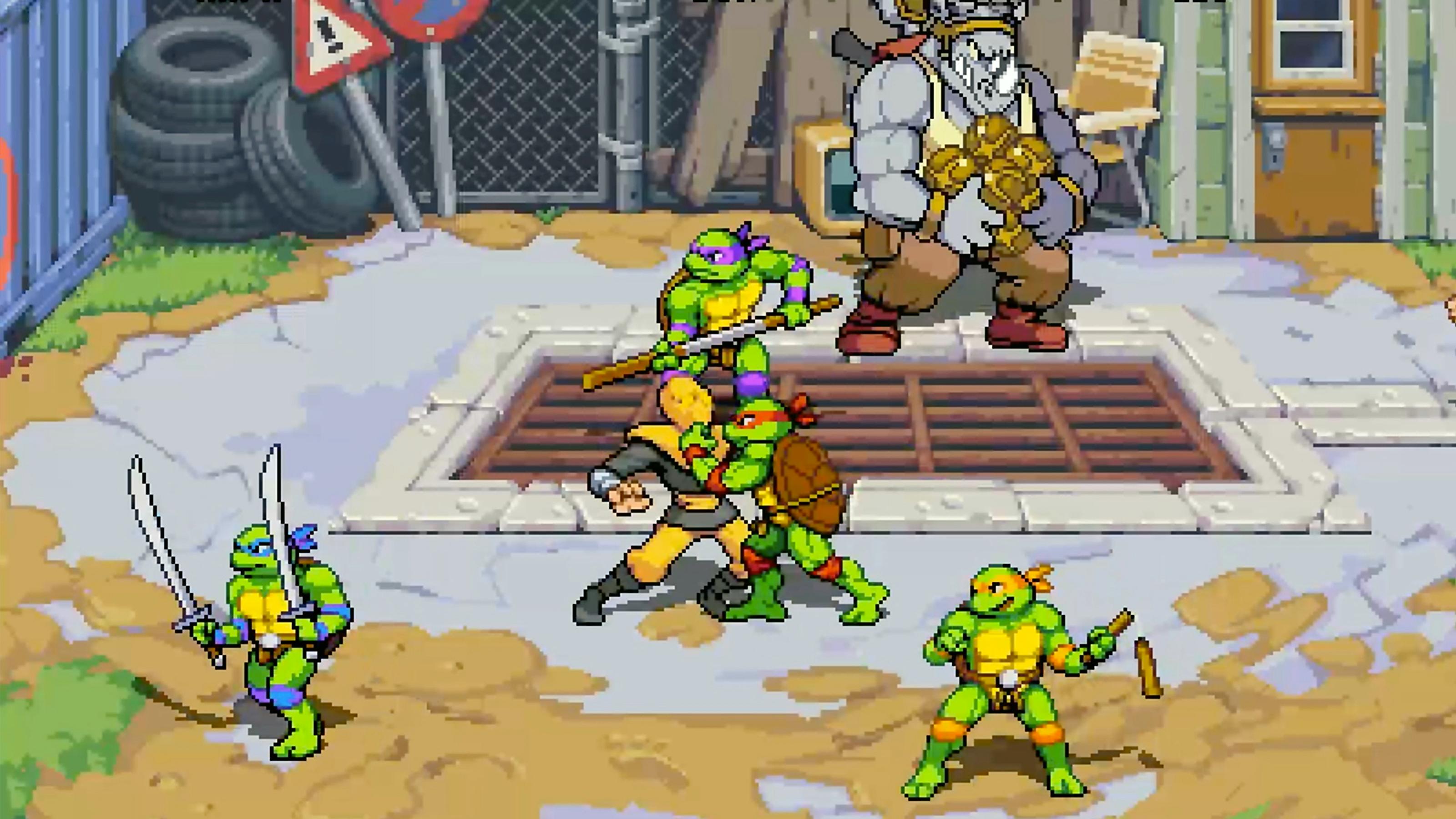 Игра черепашки мрачные горизонты. Игра teenage Mutant Ninja Turtles Shredder Revenge. Teenage Mutant Ninja Turtles: Shredder's Revenge 2022. Туртлес шредер Ревендж. Черепашки ниндзя Shredder Revenge.