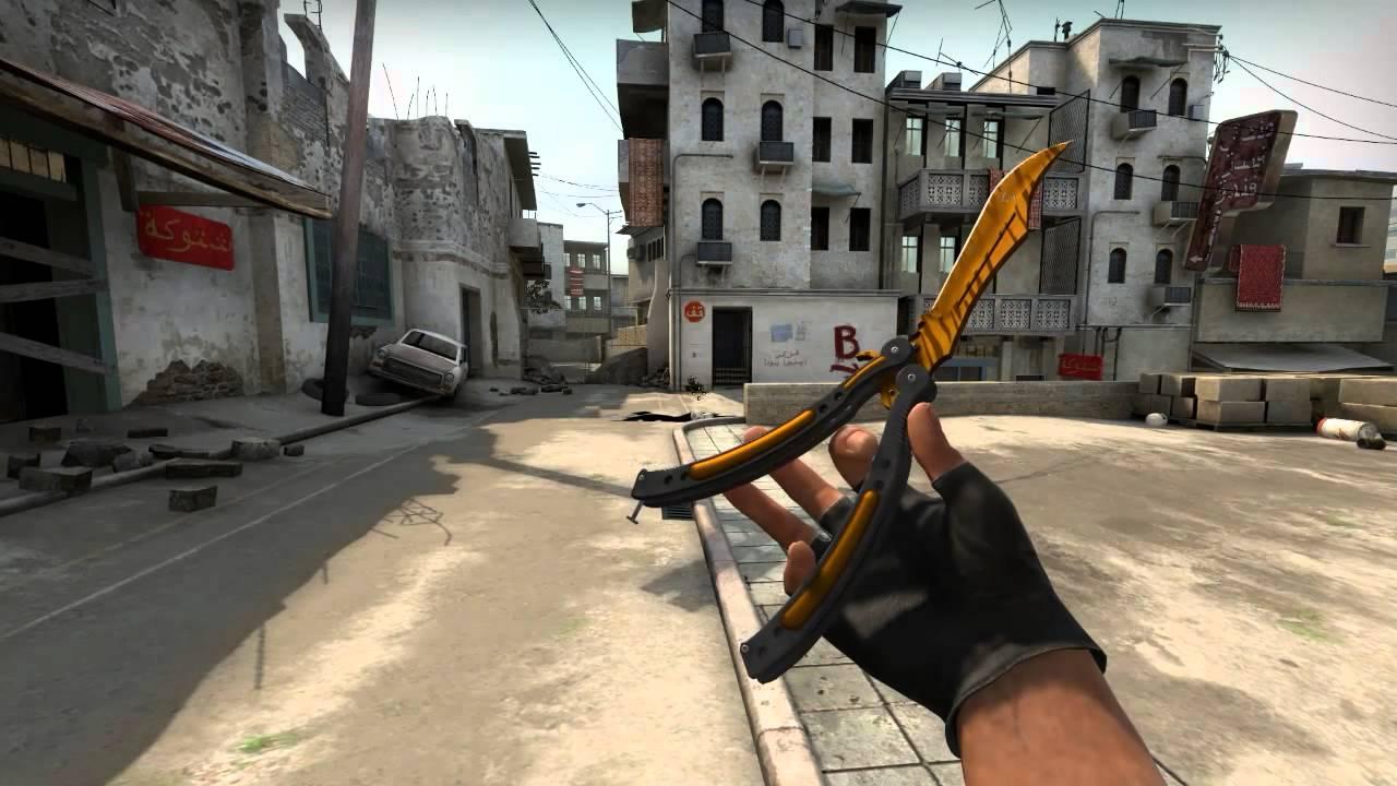 Разработчик модов для CS:GO исправил баг в игре с ножом-бабочкой