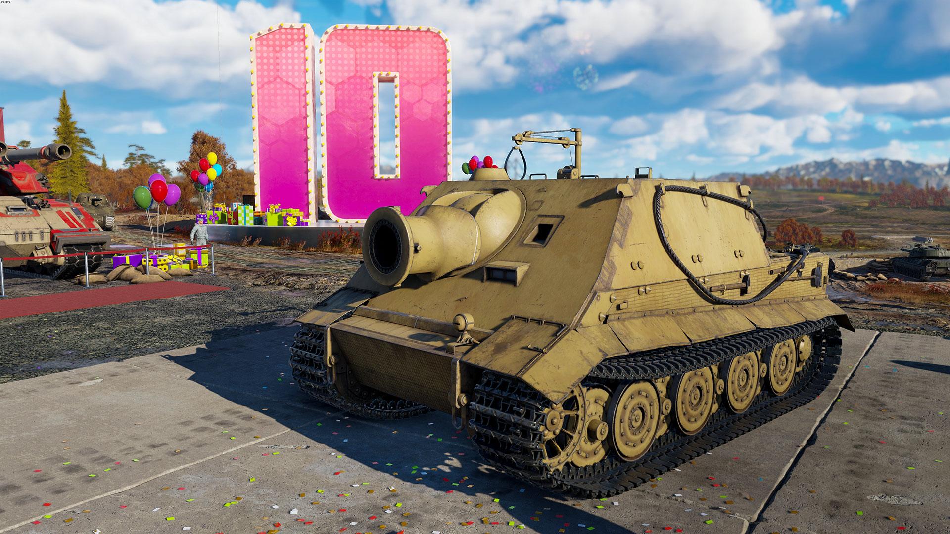 War Thunder исполнилось 10 лет — игрокам раздают 11 редких машин