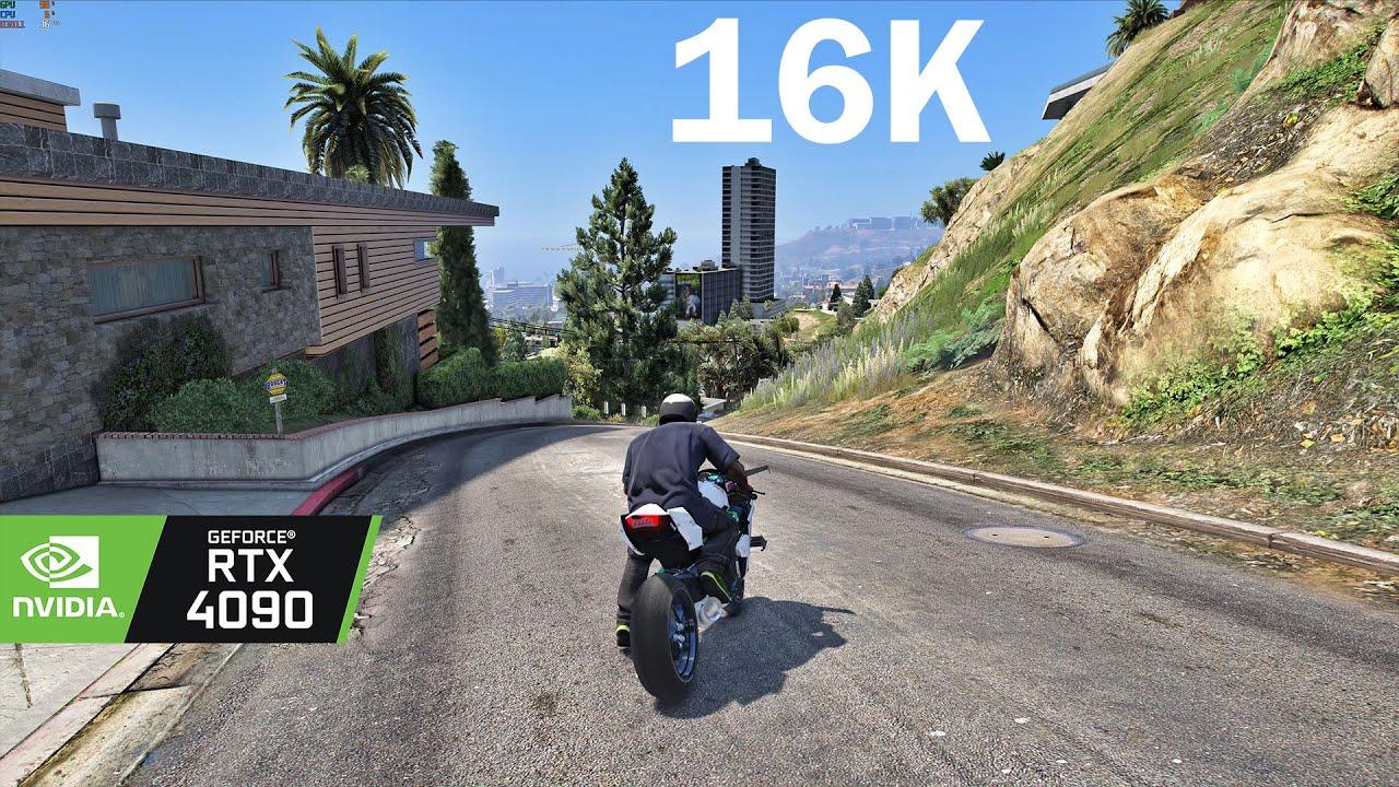 Энтузиаст проверил, может ли «потянуть» RTX 4090 GTA 5 в 16K