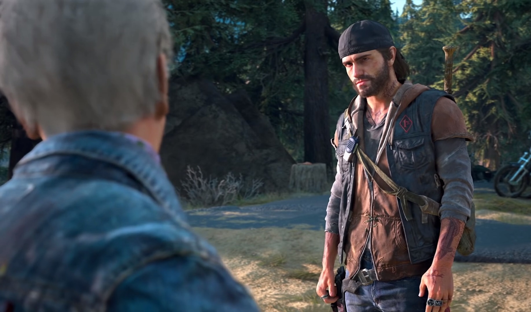 Days gone again. Дикан Сенд Джон. Days gone Дикон. Days gone Такер. Days gone лагерь Такер.