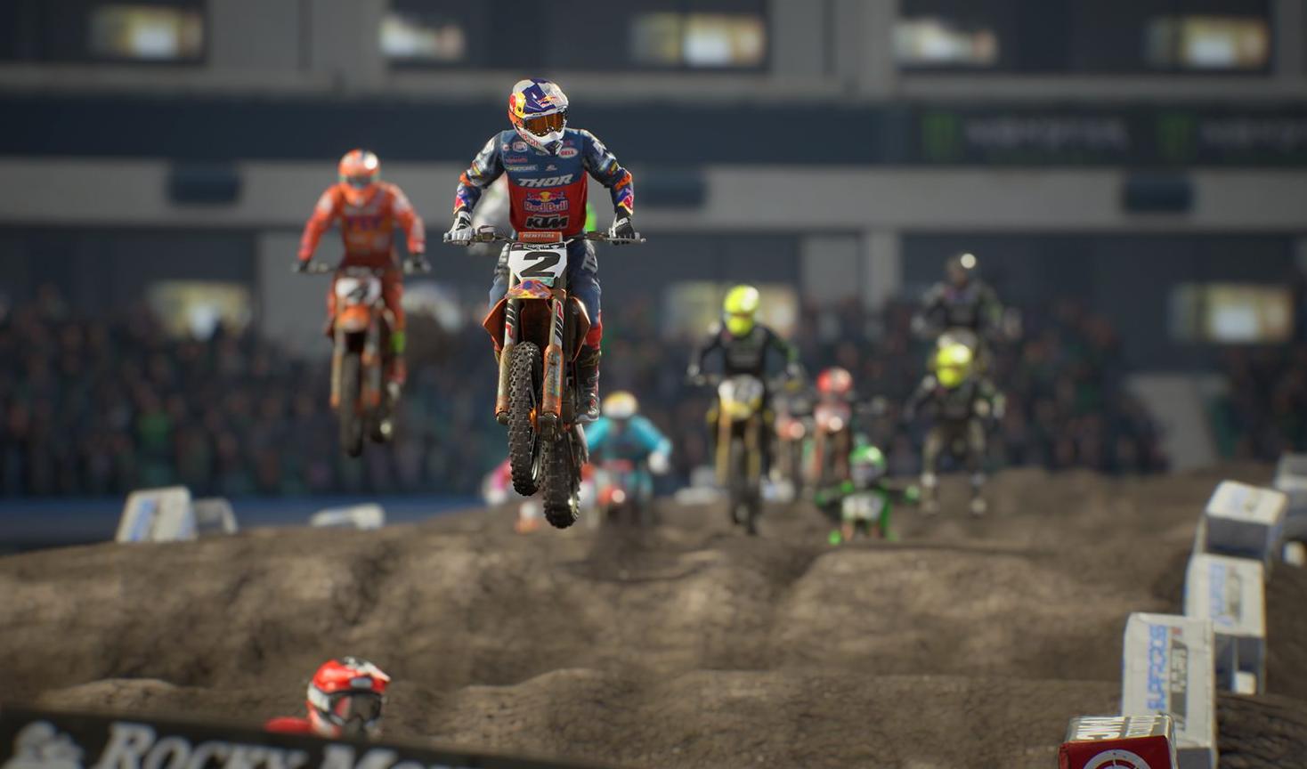 Monster Energy Supercross — The Official Videogame 4 — гайды, новости,  статьи, обзоры, трейлеры, секреты Monster Energy Supercross — The Official  Videogame 4 | VK Play