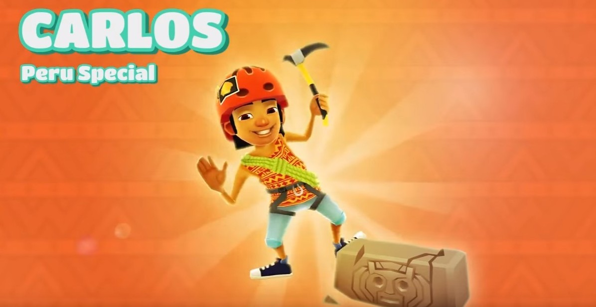 SUBWAY SURFERS CARLOS SURFISTA DO PERU 