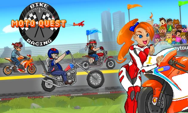 Moto Quest: Bike racing is an online game with no registration required  Moto Quest: Bike racing VK Play