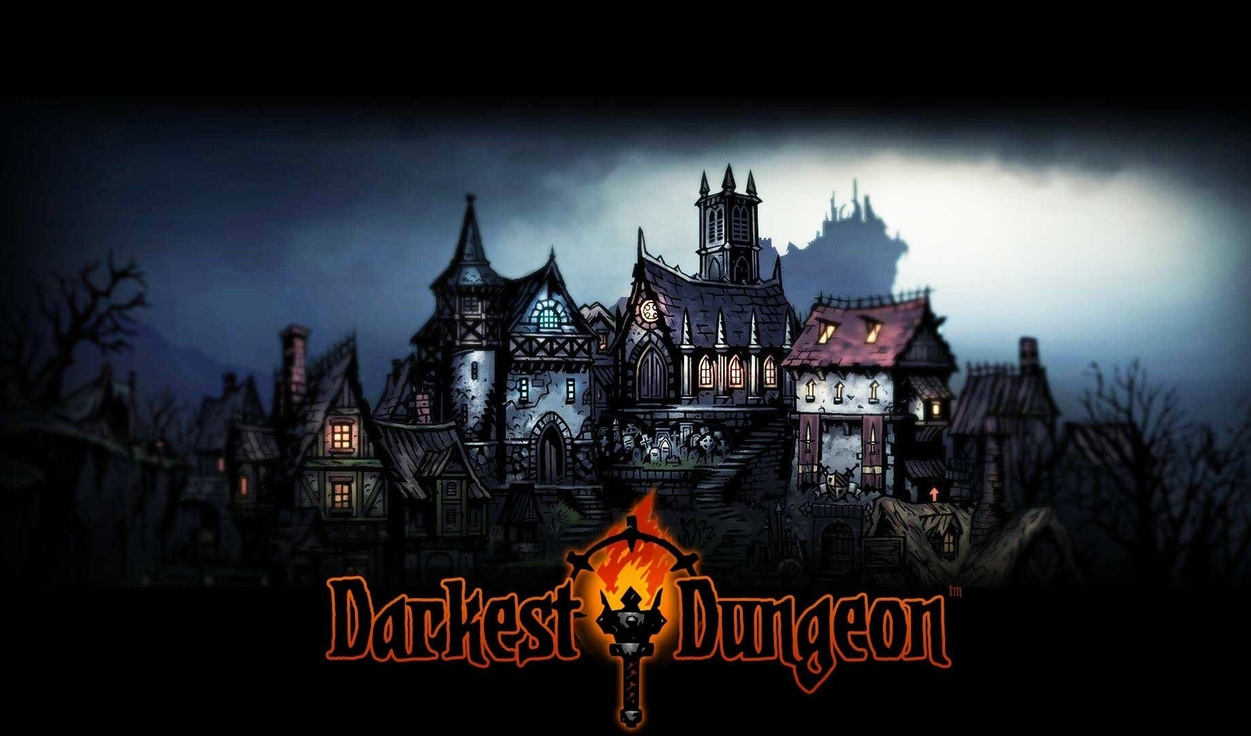 Исследование руин в игре Darkest Dungeon