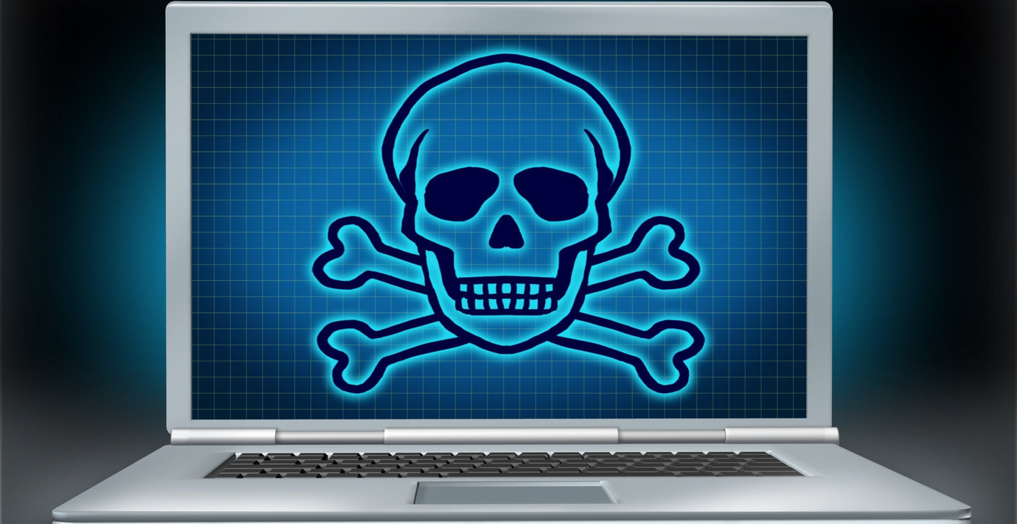 laptop computer broken by virus from email 2311743 Vector Art at Vecteezy